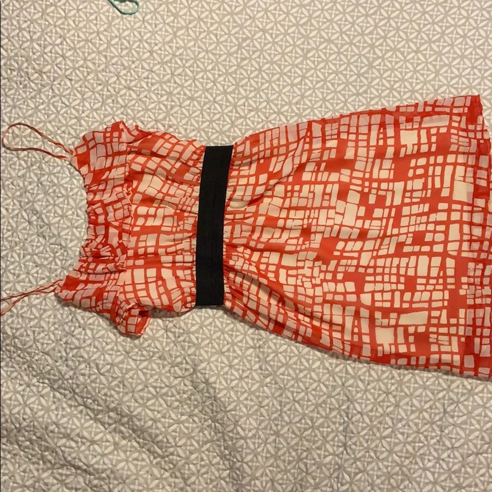 Orange summer dress